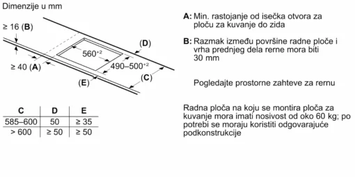 BOSCH ugradna indukciona ploča PVS631HB1E - Image 8